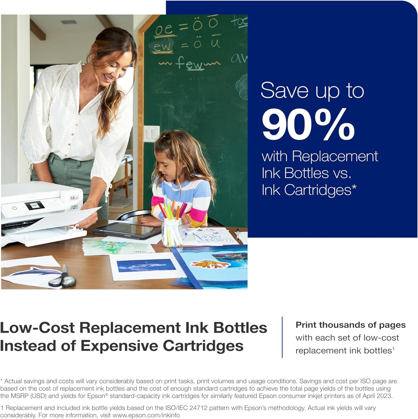 Epson ET-2850 EcoTank & Workforce Pro WF-3823 Printer Bundle