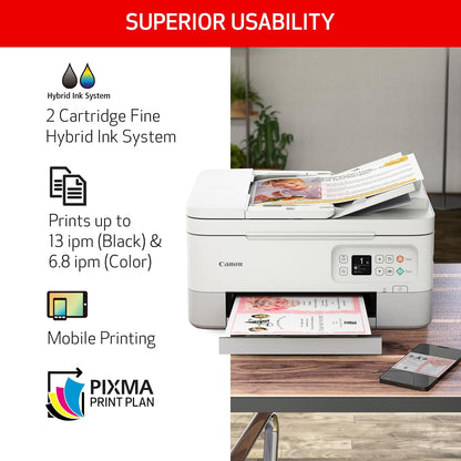 Canon 4460C072 PIXMA TR7020a Wireless All-in-One Printer