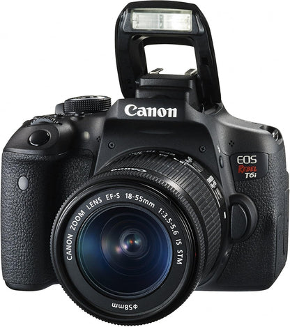 Canon 0591C003-cr EOS Rebel T6i DSLR Renewed