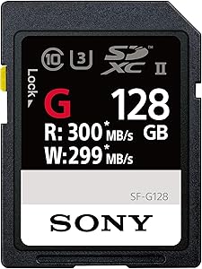 Sony SF-G128/T1 128GB SDXC UHS-II Memory Card 300MB/s