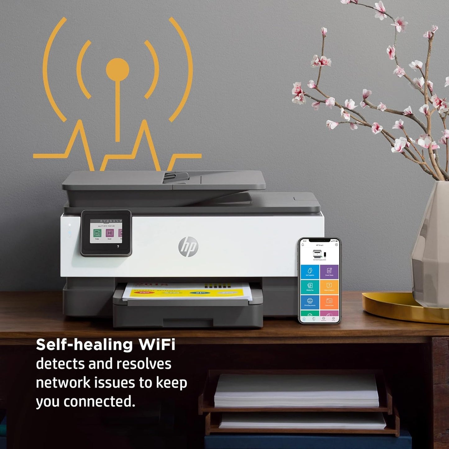 HP OfficeJet Pro 8025e Renewed Wireless Printer