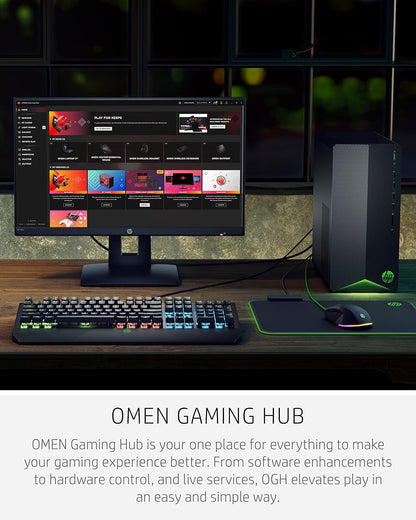 HP TG01-2022 Pavilion Gaming Desktop Ryzen 3 RX 5500 512GB SSD