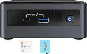Intel BXNUC10i3FNHN1 Mini Desktop i3 8GB 512GB SSD + 1TB HDD