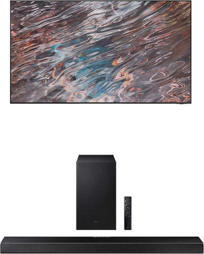 Samsung QN65QN800A 65" 8K QLED TV Soundbar Bundle (Used)