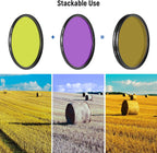 Neewer 10101680 67mm Color Lens Filter Set - 9 Pcs