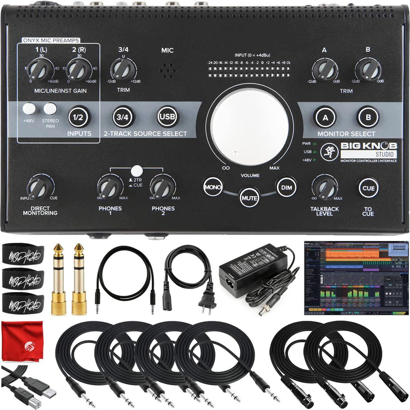 Mackie MACBIGKNOBSTUK1 Studio Monitor Controller Bundle — main product image