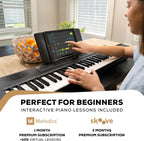 Alesis MELODY61 MK4 KO 61-Key Keyboard Piano for Beginners