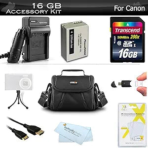 Canon 16GB Accessory Bundle for PowerShot Cameras