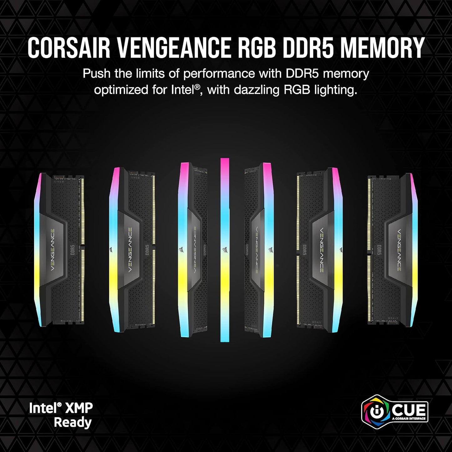 Corsair CMH32GX5M2B6000C30 Vengeance RGB 32GB DDR5 6000MHz RAM
