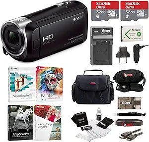 Sony HDR-CX405 1080p HD Handycam Camcorder Bundle — main product image