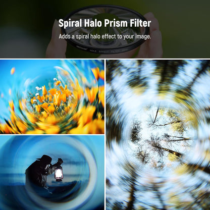 Neewer NW SERIES A 58mm Spiral Halo Lens Filter