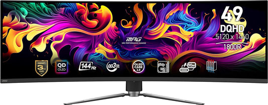 MSI MPG 491CQP QD-OLED 49" Curved Gaming Monitor