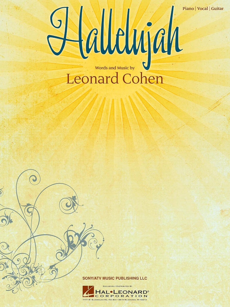 Hal Leonard Hallelujah Leonard Cohen PVG Sheet Music — main product image