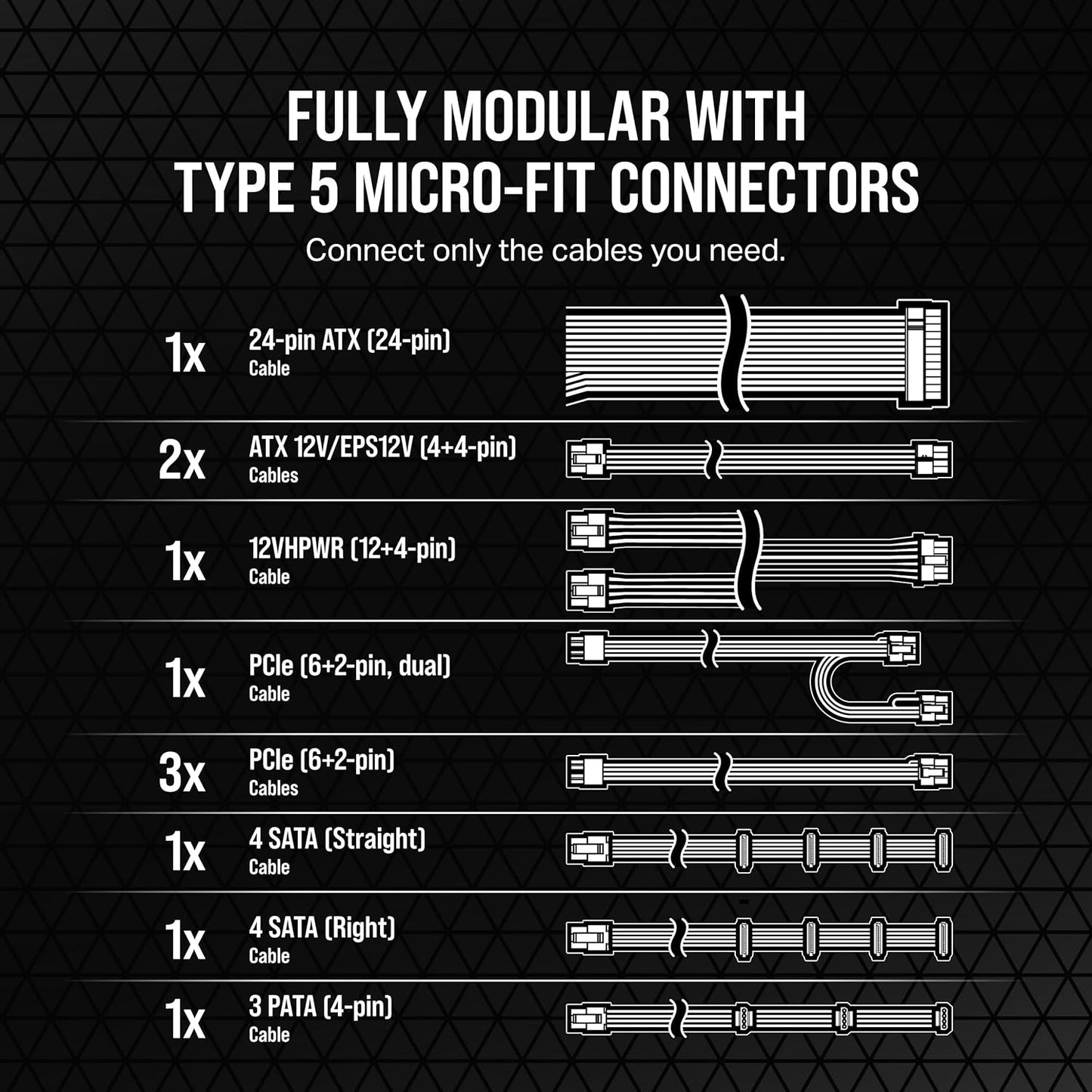 Corsair SF1000L 1000W SFX ATX 3.0 Power Supply
