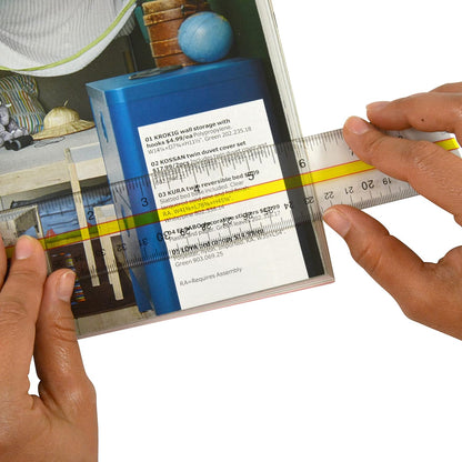 Westcott Acrylic Data Highlight Reading Ruler 15-inch