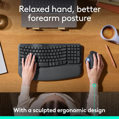 Logitech 910-007027 Ergo M575S Wireless Trackball Mouse Graphite