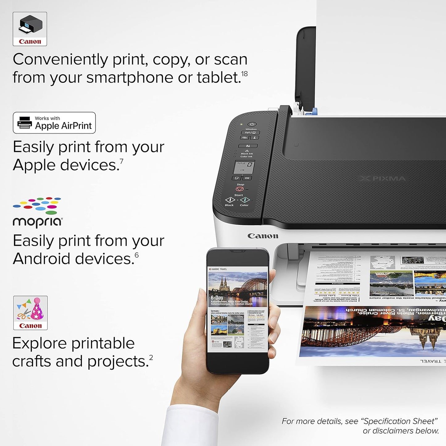 Canon PIXMA 3522 All-in-One Inkjet Printer - Wireless, Mobile Printing