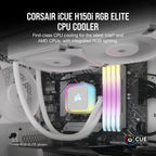 Corsair CW-9060079-WW H150i RGB Elite Liquid CPU Cooler White