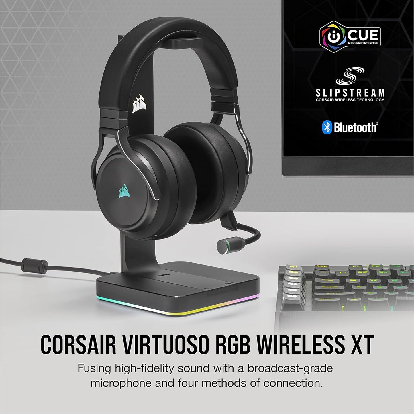 Corsair Virtuoso RGB Wireless XT Gaming Headset (Renewed)