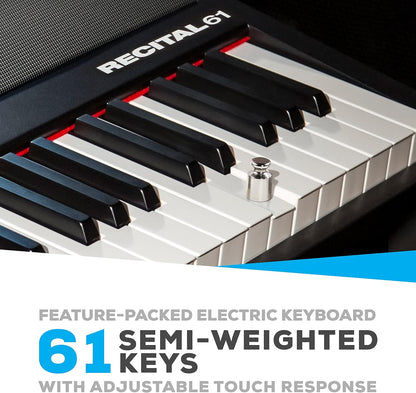 Alesis RECITAL61 61-Key Digital Piano Keyboard