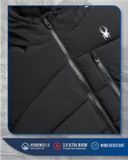 Spyder Boys' Puffer Jacket Water Resistant Winter Coat