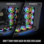 Thermaltake CL-F167-PL12SW-A SWAFAN EX 12 ARGB PC Fan - 3 Pack