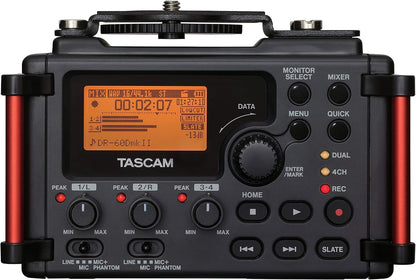 Tascam DR-60DMKII DSLR Audio Recorder (Renewed)