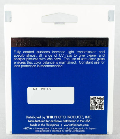 Hoya NXT HMC UV 62MM Lens Filter Protector