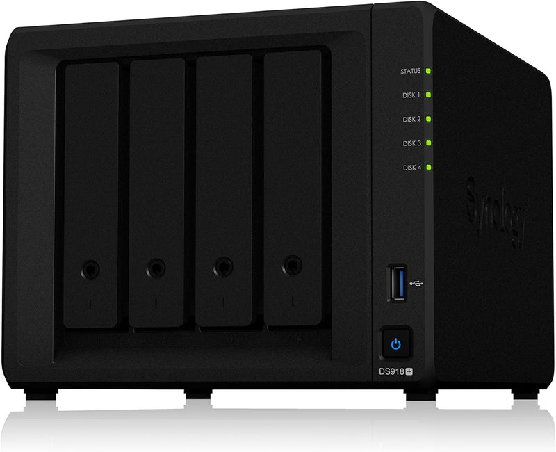 Synology DS918+ 4-Bay Diskless NAS — main product image