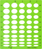 Westcott T-808 Small Ellipse Template Drafting Tool