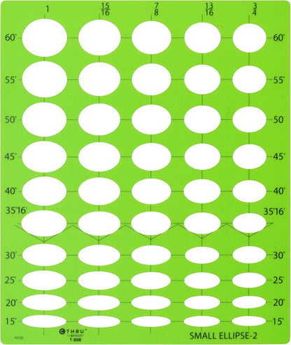 Westcott T-808 Small Ellipse Template Drafting Tool