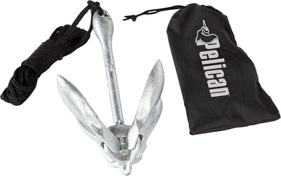Pelican Anchor Kit: Compact Folding, Kayak, Canoe, SUP