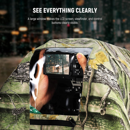 Neewer 10103334 XL Camouflage Waterproof Camera Rain Cover