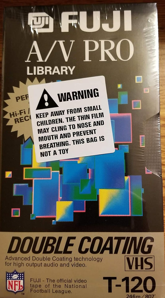 Fujifilm FBA_5327 Pro T-120 VHS Tape 120 Minutes