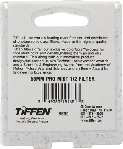 Tiffen 58PM12 58mm Pro-Mist 1/2 Diffusion Filter