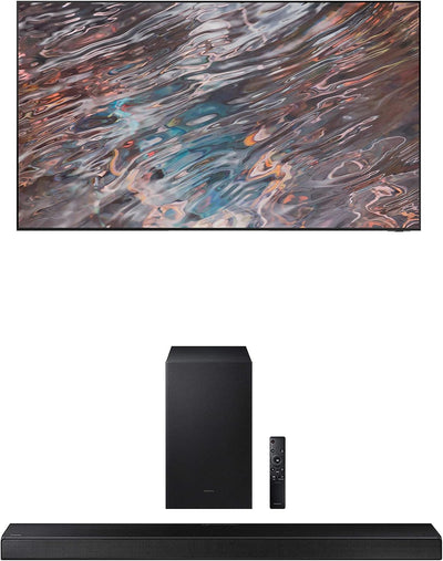 Samsung QN65QN800A 65" 8K Neo QLED TV - Bundled with HW-A650 Soundbar (Used)