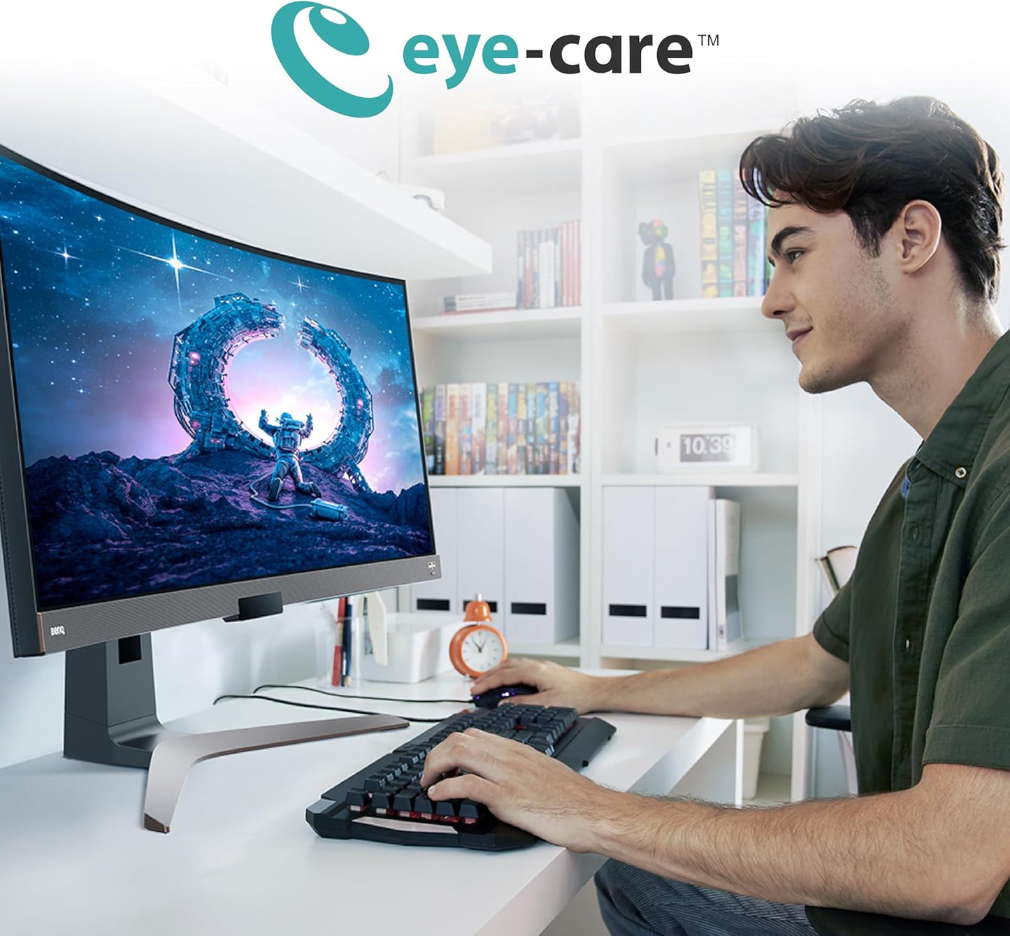 BenQ EW3880R 38" Curved Ultrawide Monitor WQHD HDRi