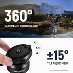 Neewer 10100829: 50mm Tripod Leveling Base with Bubble Level