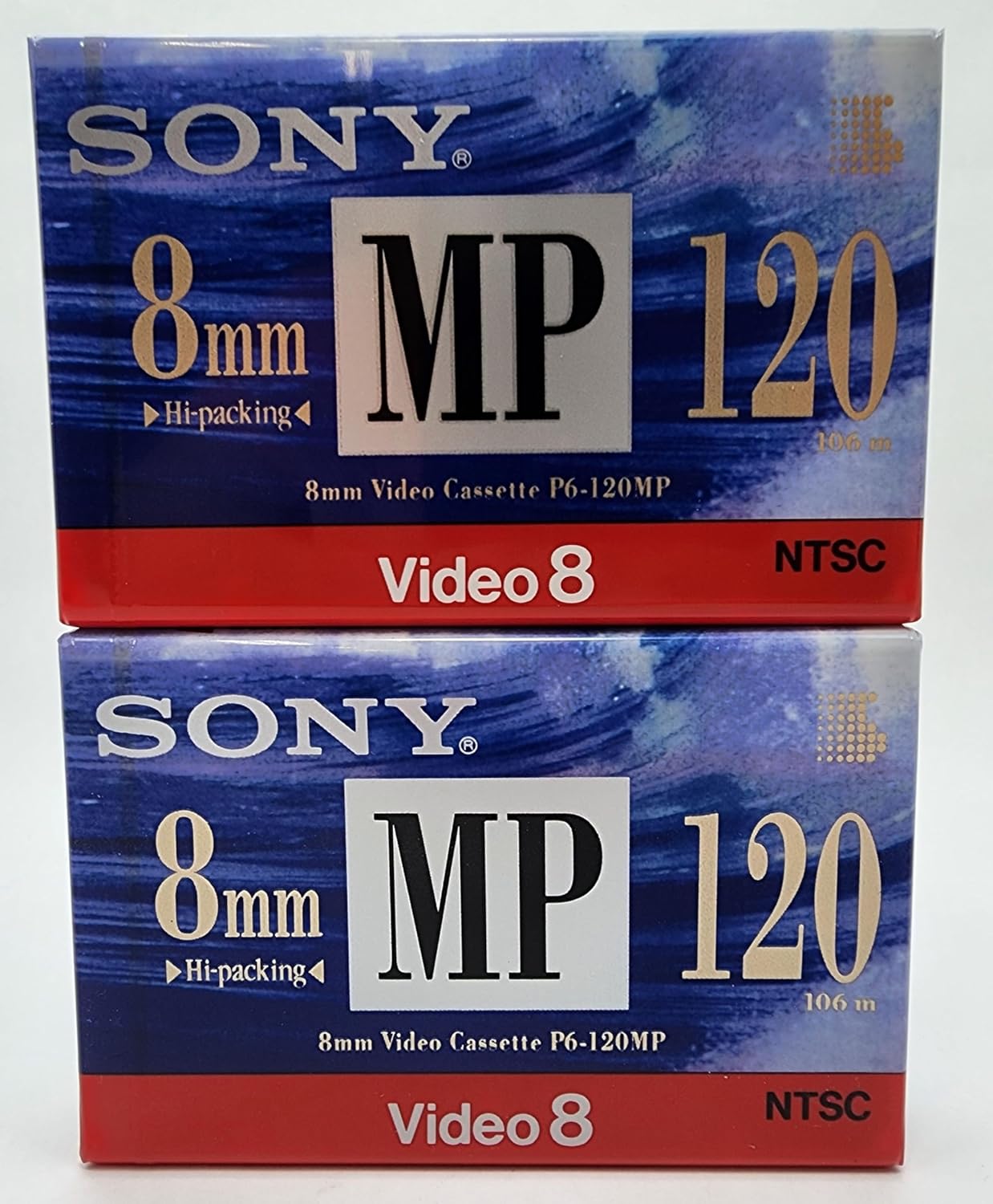 Sony P6-120MP 8mm MP 120min Video Cassette 2-Pack