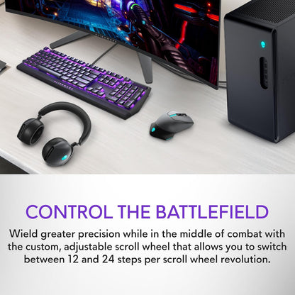 Alienware AW610M Wireless Gaming Mouse - Dark Side of the Moon