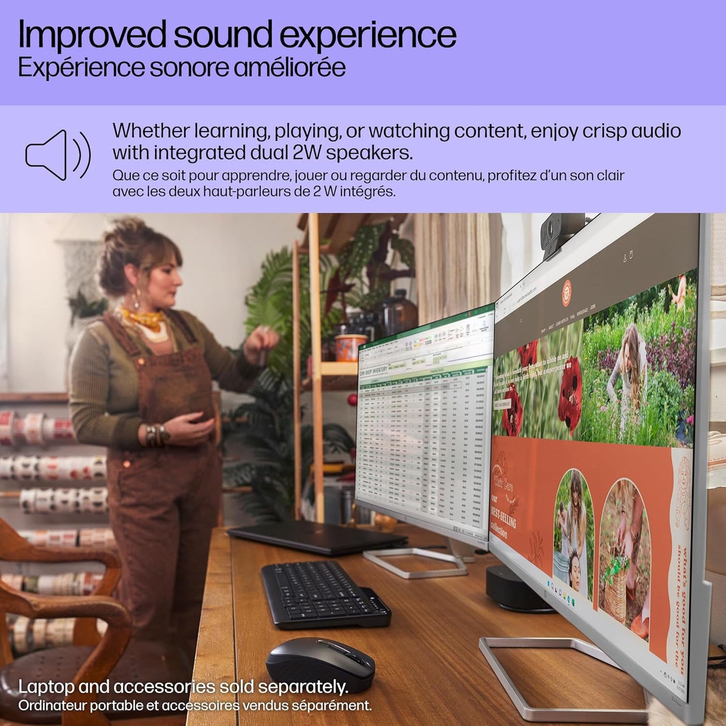 HP 94C36AA#ABA Series 5 24" FHD Monitor - Eye Ease