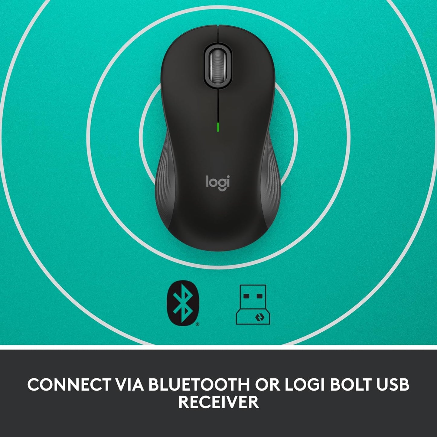 Logitech 910-007238 Signature M550L Wireless Mouse - Black