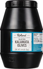 Roland 71736 Sliced Kalamata Olives Imported Greek Food