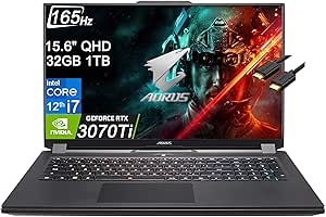 Gigabyte i7-12700H AORUS 15 XE5 Gaming Laptop — main product image