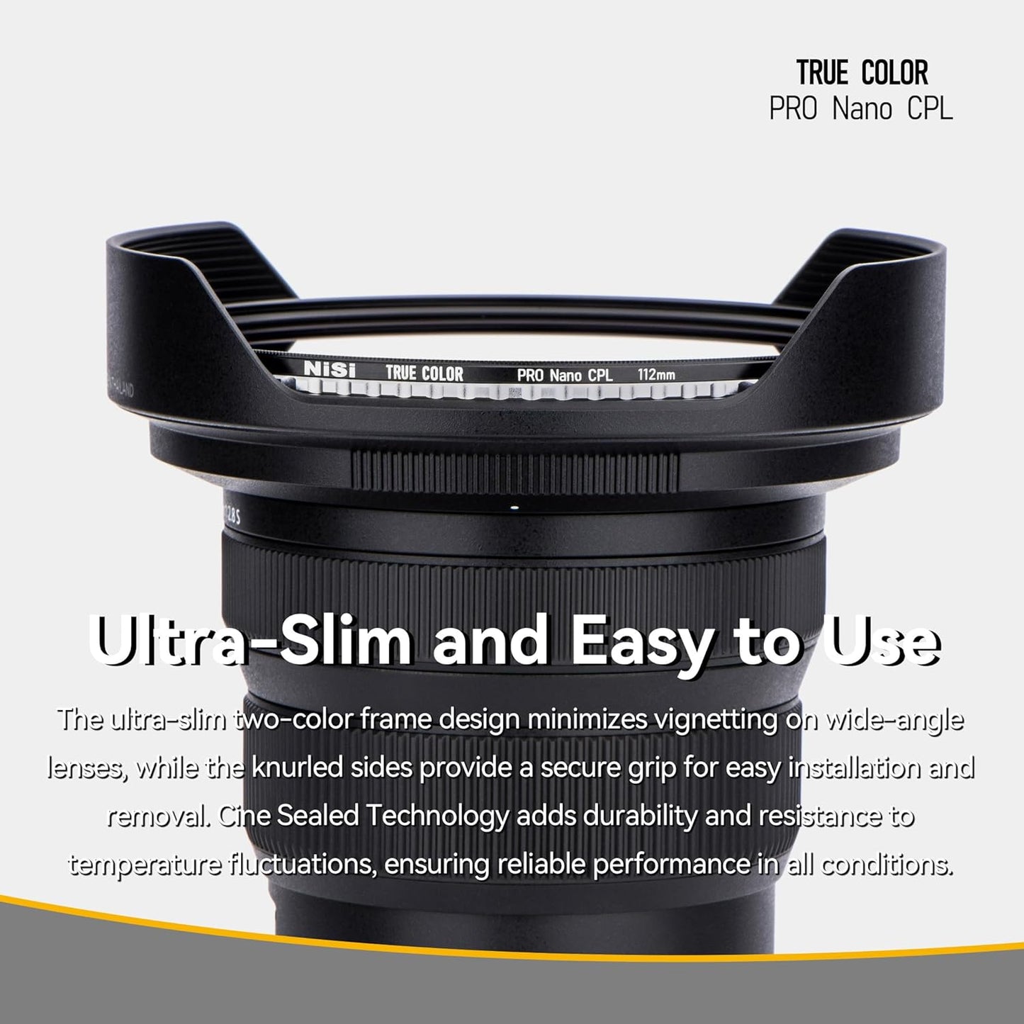 NiSi NIR-TCCPL-77 77mm True Color CPL Polarizing Filter