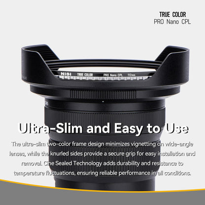 NiSi NIR-TCCPL-77 77mm True Color CPL Polarizing Filter