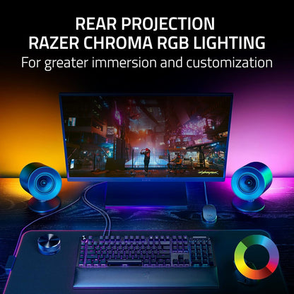 Razer RZ05-04740100-R3U1 Nommo V2 Pro Wireless Gaming Speakers