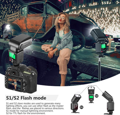 Neewer 750II TTL Camera Flash Speedlite Nikon