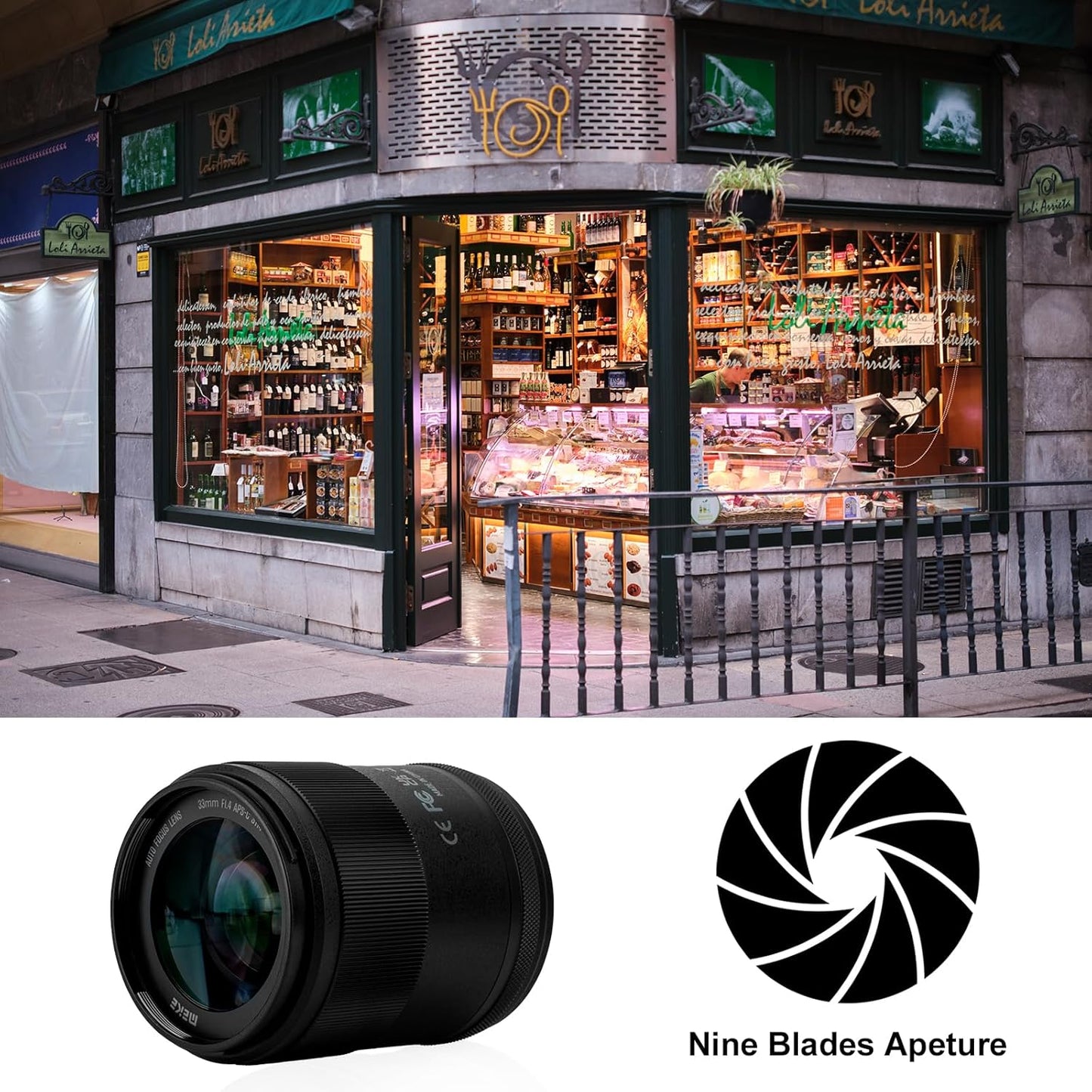 Meike 33mm F1.4 APS-C AF STM Lens for Sony E-Mount