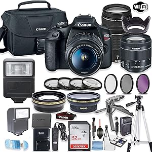 Canon EOS Rebel T7 Camera Bundle Renewed